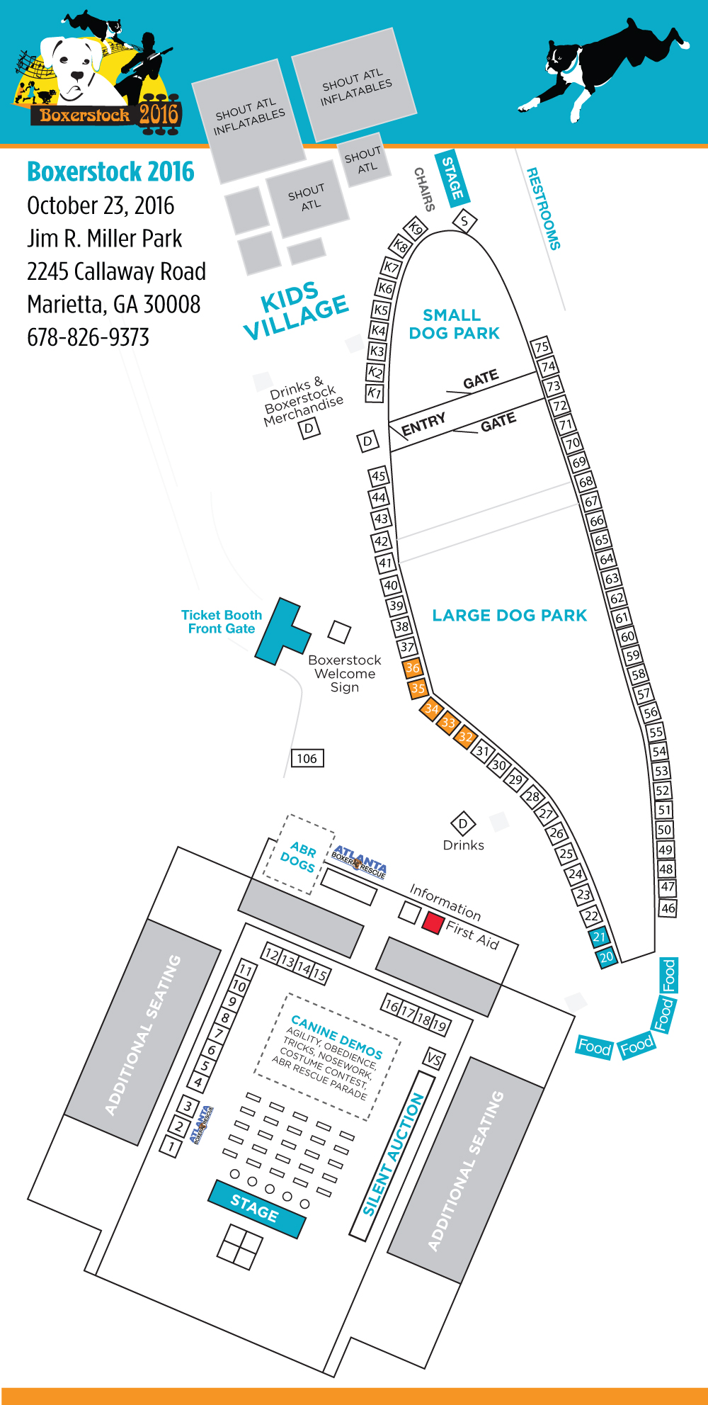 Vendor Booth Map